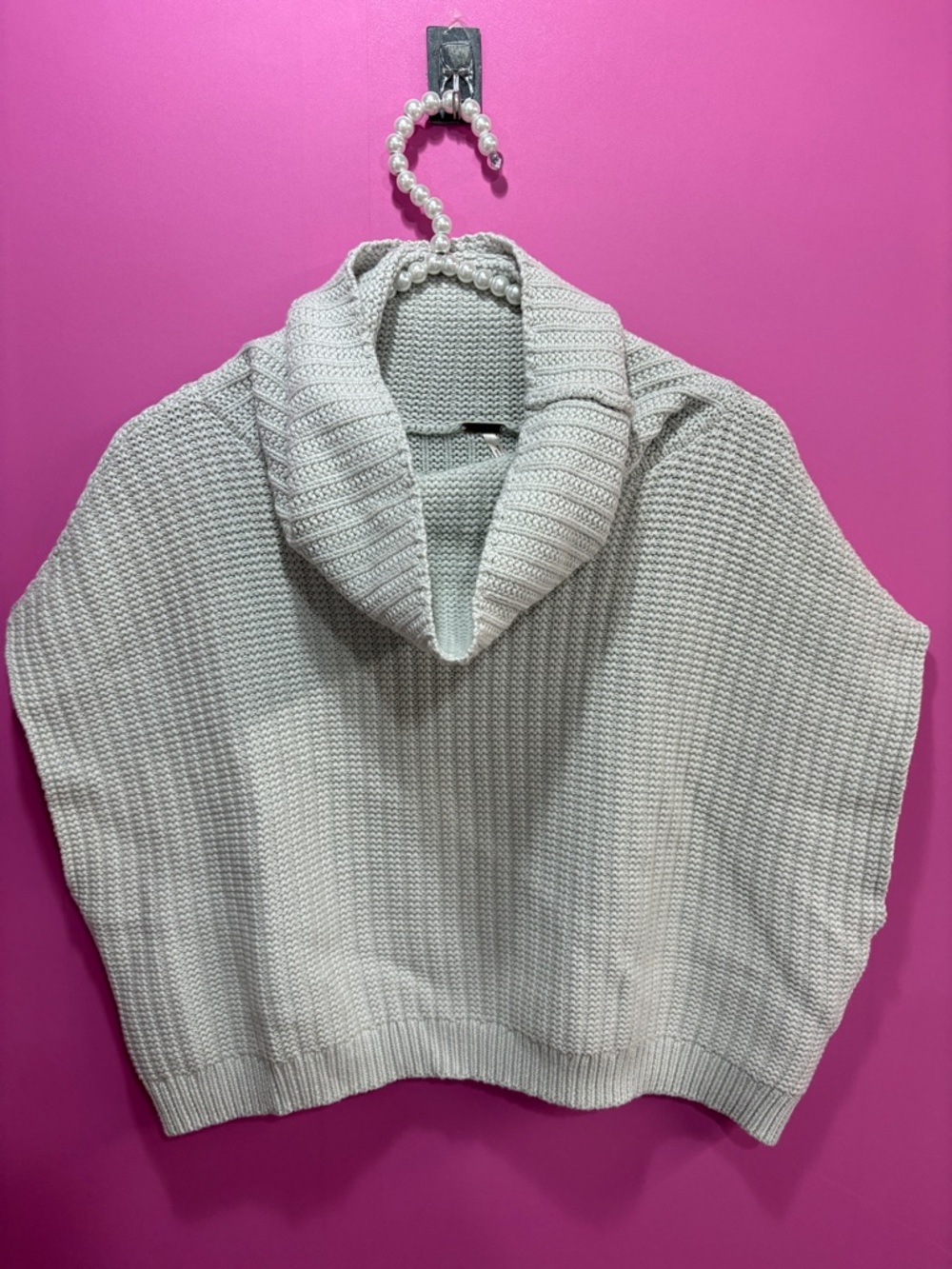 Free People Keep it Simple Cowl-Neck Sweater Grey - Picture 2 of 4